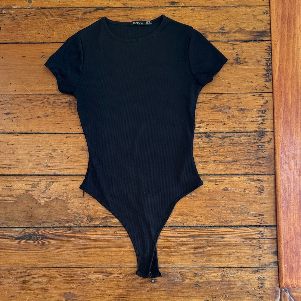 Boohoo Classic Black Bodysuit